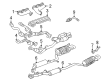 Diagram for 2002 Mercedes-Benz S600 Muffler - 220-490-15-21