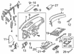 Diagram for 2019 Mercedes-Benz S63 AMG Instrument Cluster - 217-680-00-07-9051