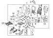 Diagram for Mercedes-Benz Sprinter 3500 Seat Heater Pad - 000-906-16-00-64