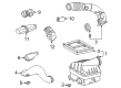 Diagram for 2005 Mercedes-Benz ML350 Air Filter Box - 163-505-01-60