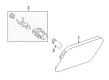 Diagram for 2015 Mercedes-Benz C350 Turn Signal Lights - 204-906-74-01