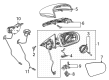 Diagram for 2022 Mercedes-Benz GLA45 AMG Side View Mirrors - 247-810-71-05