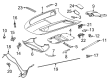 Diagram for 2019 Mercedes-Benz AMG GT C Hood Release Cable - 197-880-11-00-64