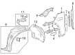 Diagram for 2024 Mercedes-Benz EQS 450 SUV Fender Splash Shield - 296-690-06-00