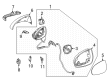 Diagram for Mercedes-Benz EQS 580 Mirror Cover - 099-810-33-01-7297