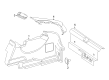 Diagram for 2024 Mercedes-Benz EQE 350 Pillar Panels - 295-690-17-00