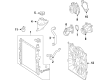 Diagram for 2010 Mercedes-Benz ML450 Cooling Fan Assembly - 251-906-39-00