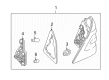 Diagram for 2006 Mercedes-Benz C230 Tail Light - 203-820-34-64