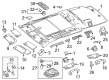 Diagram for 2017 Mercedes-Benz GLE300d Car Bulbs - 000000-008155