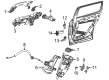 Diagram for Mercedes-Benz EQB 300 Door Latch Cable - 247-760-15-00