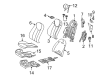 Diagram for Mercedes-Benz SL600 Seat Cushion Pad - 230-910-07-50