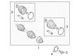 Diagram for 2016 Mercedes-Benz B250e Axle Shaft - 242-330-16-00