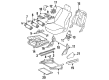 Diagram for Mercedes-Benz 300SEL Power Seat Switch - 003-820-27-10