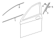 Diagram for Mercedes-Benz C43 AMG Door Moldings - 206-720-19-00