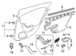 Diagram for 2019 Mercedes-Benz A220 Weather Strip - 177-735-14-01