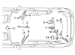 Diagram for Mercedes-Benz GLE550e Antenna - 166-905-65-01