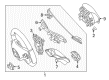 Diagram for 2018 Mercedes-Benz GLC300 Steering Wheel - 000-460-38-03-3D16