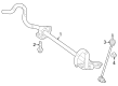 Diagram for Mercedes-Benz GLC300 Sway Bar - 254-323-14-00