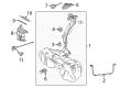 Diagram for Mercedes-Benz C350e Fuel Tank Strap - 205-470-02-40