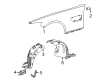 Diagram for Mercedes-Benz AMG GT Fender Splash Shield - 190-698-03-03