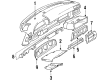 Diagram for 1986 Mercedes-Benz 560SEC Instrument Cluster - 126-680-69-87-9045