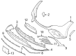 Diagram for 2024 Mercedes-Benz EQE AMG Bumper Reflector - 295-820-25-00