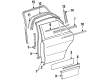 Diagram for 1988 Mercedes-Benz 300SE Weather Strip - 126-737-01-82