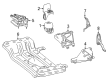 Diagram for 2014 Mercedes-Benz CLS550 Engine Mount - 278-223-61-04