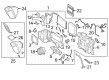 Diagram for Mercedes-Benz Sprinter 3500 A/C Evaporator Core - 002-830-37-58