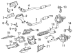 Diagram for 2014 Mercedes-Benz E350 Exhaust Heat Shield - 207-680-01-22