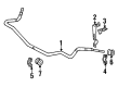 Diagram for Mercedes-Benz 300SL Sway Bar Bracket - 129-323-01-26