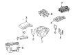 Diagram for Mercedes-Benz CL550 Relay Boxes - 221-545-14-01