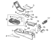 Diagram for Mercedes-Benz C300 Cup Holder - 206-810-40-00