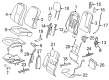 Diagram for 2013 Mercedes-Benz CL63 AMG Seat Cushion Pad - 216-910-29-50