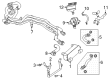 Diagram for 2023 Mercedes-Benz GLE63 AMG S Automatic Transmission Oil Cooler - 099-500-60-00