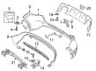 Diagram for Mercedes-Benz GLA45 AMG Bumper - 156-880-00-40-9999