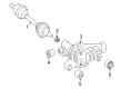 Diagram for 2018 Mercedes-Benz GLS450 Axle Shaft - 166-330-34-00