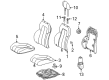 Diagram for 1998 Mercedes-Benz SLK230 Power Seat Switch - 170-918-00-26