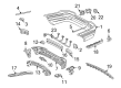 Diagram for 2006 Mercedes-Benz C350 Bumper - 203-885-58-25