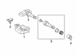 Diagram for 2020 Mercedes-Benz Sprinter 1500 TPMS Sensor - 000-905-72-05