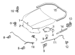 Diagram for Mercedes-Benz S500 Weather Strip - 223-887-07-00