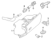 Diagram for Mercedes-Benz CLS550 Glove Box - 218-680-02-91-9G81