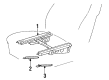 Diagram for Mercedes-Benz 300CD Power Seat Switch - 123-910-05-86