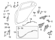 Diagram for 2014 Mercedes-Benz E550 Door Latch Cable - 212-760-01-04