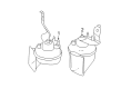 Diagram for 2013 Mercedes-Benz SLK350 Horn - 007-542-59-20