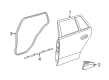 Diagram for Mercedes-Benz E350 Weather Strip - 212-690-37-82