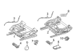 Diagram for 2013 Mercedes-Benz C350 Power Seat Switch - 207-919-00-88-9051