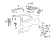 Diagram for 2002 Mercedes-Benz C230 Pillar Panels - 203-690-25-40-8H87