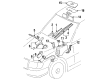 Diagram for Mercedes-Benz 300CE Windshield Wiper Motors - 124-820-08-08