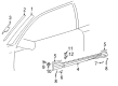 Diagram for 1998 Mercedes-Benz CLK320 Pillar Panels - 208-690-04-87